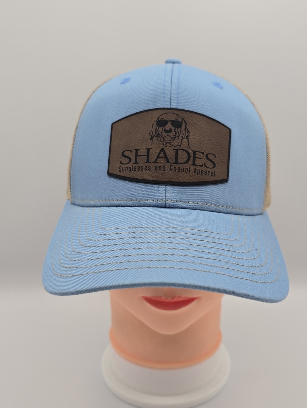 Richardson Shades Sunglasses And Casual Apparel Lola Leather Patch Trucker Hat